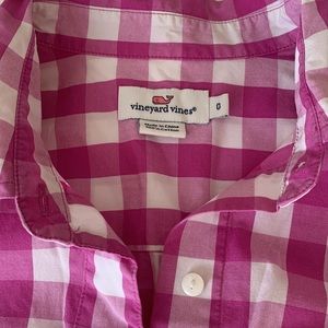 Button down gingham